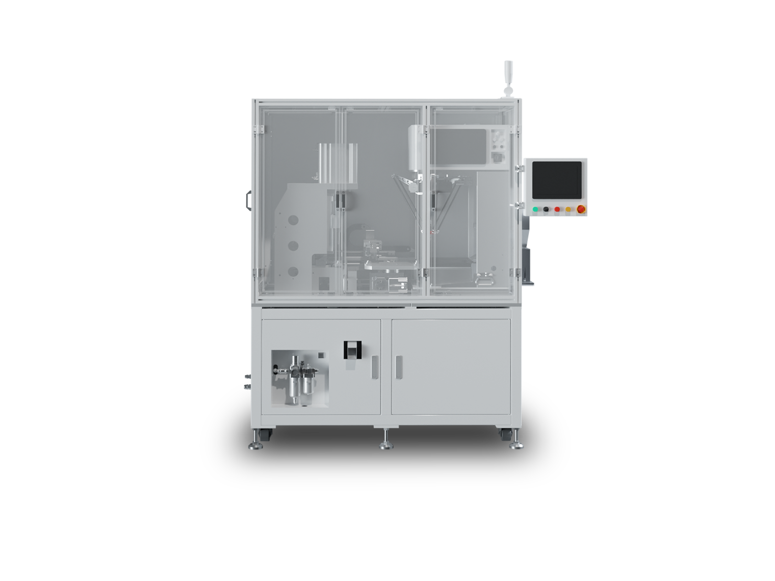 胆盖自动冲缺和压字码机